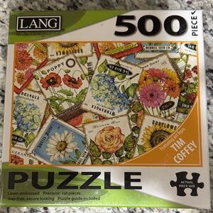 LANG Floral Garden 500-Piece Puzzle
